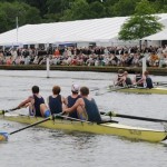 2K Bow ball, HRR, Henley Royal Regatta, Wyfolds Cup, Coxless Four, 4-, bow ball out in front, rowing, Empacher bow, black coloured core bow ball
